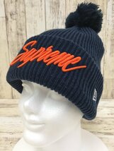 143A Supreme× NEWERA シュプリーム ニューエラ キャップ 帽子【中古】_画像1