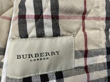 バーバリー BURBERRY バーバリーロンドン 中綿 キルティング ジャケット コート レディース L_画像6