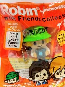 12★120)ロビンくんと仲間たち Robin with Friends Collection by Panson Works〈十六茶〉no.15 カメラ好き(Patrick)