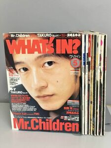 雑誌 ワッツイン Mr.Children 2002年-2007年 9冊セット 2208BKO167