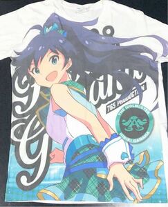 アイドルマスター 我那覇響 フルグラフィックTシャツ ホワイト Lサイズ 美少女 ワンフォーオール グッズ