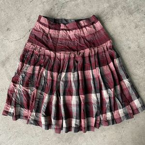 Pendleton ペンドルトン チェックウールスカート アメリカ 古着 レディース skirt ビンテージ 卸売