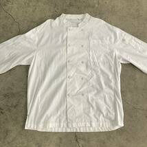 6着セット　長袖コックコート　CHEF WORKS アメリカ古着M,L,XL ホワイト 白　WORK WEAR キッチン　シェフ　コックシャツ　リメイク_画像2