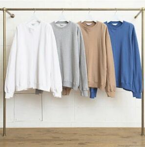 UNUSED OVERSIZED SWEAT SHIRT 16ss US1115 size3 グレー アンユーズド スウェット 