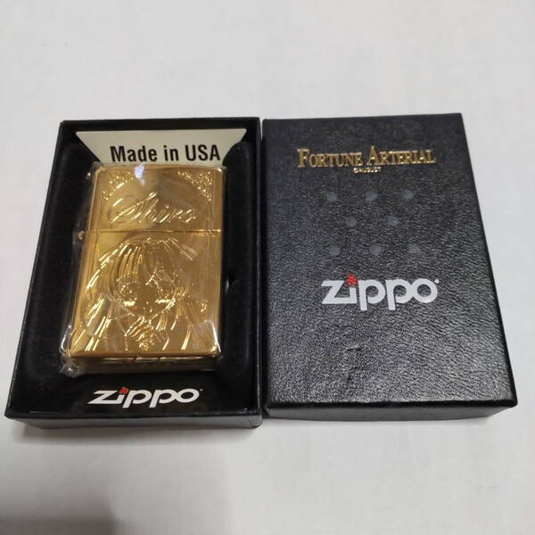 FORTUNE ARTERIAL 東儀白 ZIPPO ver2.gold limited ジッポー ライター オーガスト フォーチュンアテリアル 77個限定 C79グッズ Zippo
