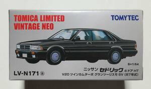  prompt decision! Tomica Limited Vintage Neo LV-N171a Nissan Cedric 4-door HT V20 twincam turbo gran turismo black new goods * unused goods 