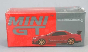 即決！ TRUESCALE MINI GT 1/64 ニッサン スカイライン GT-R R34 トミーカイラ R-z レッド 右ハンドル MGT00543-R 新品・未開封品