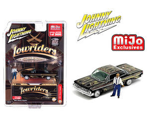 Johnny Lightning 1/64 シボレー インパラ 1961 ローライダー フィギア付き Lowriders Chevrolet Impala ミニカー