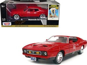 MOTOR MAX 1/24 フォード マスタング マッハ1 1971 007 ダイヤモンドは永遠に ボンドカー Ford Mustang Mach I ミニカー