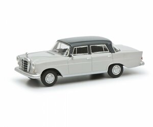  Schuco 1/64 Mercedes Benz 200 D ласты задние фонари серый Schuco Mercedes-Benz 200 D fintail lightgrey