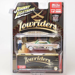 【レア！チェイス】Johnny Lightning 1/64 シボレー インパラ 1961 ローライダー フィギア付き Lowriders Chevrolet Impala JLCP7456