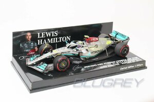 【アウトレット】ミニチャンプス 1/43 メルセデス AMG F1 W13 #44 ハミルトン バーレーンGP 2022 MINICHAMPS MERCEDES-AMG 417220144