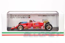 ブルム 1/43 フェラーリ F1 312 T5 モナコGP 1980 #2 ジル・ヴィルヌーブ ドライバー付き BRUMM FERRARI GILLES VILLENEUVE_画像6