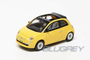  Norev 1/87 Fiat 500C 2009 yellow chin ke changer toNOREV Fiat 500C Yellow