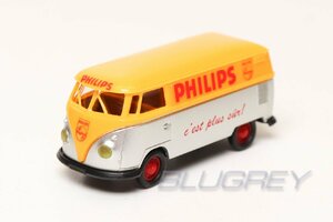 ブレキナ 1/87 フォルクスワーゲン T1b ワゴン 1960 フィリップス BREKINA VW Philips ミニカー HOスケール