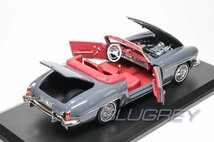 ノレブ 1/18 メルセデス 190 SL 1957 グレー フル開閉機構 NOREV Mercedes Benz 183402_画像4