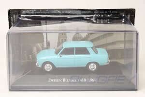 【アウトレット】1/43 ダットサン ブルーバード 410 1964 ライトブルー Datsun Bluebird 410 ミニカー