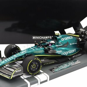 ミニチャンプス 1/18 アストンマーチン F1 AMR22 #5 セバスチャン ベッテル 2022 アブダビGP ラストレース MINICHAMPS ASTON MARTINの画像1