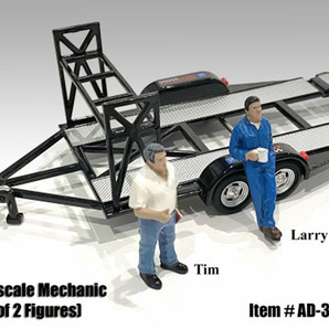 アメリカン ジオラマ 1/43 フィギア メカニック セット 1 ティム & ラリー American Diorama Figure 1/43 Mechanic Set Iの画像2