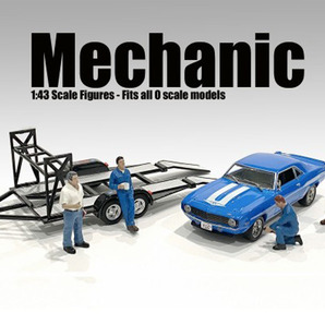 アメリカン ジオラマ 1/43 フィギア メカニック セット 1 ティム & ラリー American Diorama Figure 1/43 Mechanic Set Iの画像4