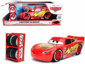 JADA TOYS 1/24 カーズ ライトニング マックイーン タイヤラック付き ディズニー ピクサー Cars Lightning McQueen 97751