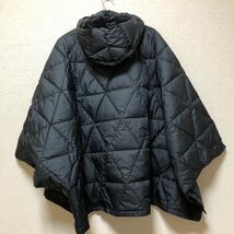 M 男女兼用 ノースフェイス パープルレーベル ND2365N ダウンポンチョ ブラック Field Down Poncho THE NORTH FACE PURPLE LABEL_画像3