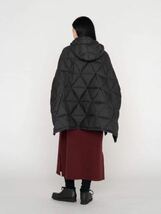 M 男女兼用 ノースフェイス パープルレーベル ND2365N ダウンポンチョ ブラック Field Down Poncho THE NORTH FACE PURPLE LABEL_画像10