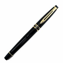 【1円/人気】2点まとめ★ウォーターマン WATERMAN エキスパート万年筆 ＆ ダンヒル Dunhill ボールペン ★ステンレス先 EF 両用式 34815_画像2