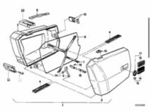 新品未開封　BMW R100RS 等用　ツーリングケース　インテグラルケース　パニアケース　ヒンジ2個セット_画像4