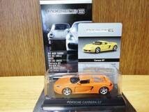 京商 1/64 ポルシェ ミニカーコレクション6　PORSCHE CARRERA GT　カレラGT　オレンジ　ブリスター未開封品_画像1