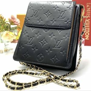 美品 ルイ ヴィトン ヴェルニ モット ショルダー ハンド バッグ ヌメ革　アクセソワール レキシントン ポーチ LOUIS VUITTON