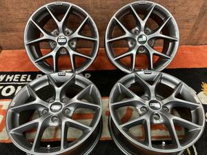 ◆美品!!BBS GERMANY SR SR011◆16インチ 7J+48 112-5H 57.1Φ◆ヒマラヤサテングレー◆アウディ A3/A4/ VW ゴルフ5.6.7/トゥーラン