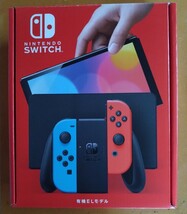 ◯中古品◯Nintendo Switch 有機ELモデル ニンテンドースイッチ本体 ネオンブルー ネオンレッド＋オマケ_画像1