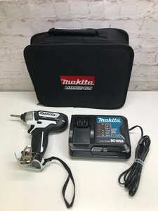 マキタ 10.8Vスライド式 充電式インパクトドライバ TD110DZW 白 231228RM510540