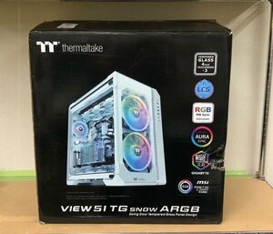 Thermaltake フルタワー型PCケース VIEW 51 TG ARGB Snow Edition CA-1Q6-00M6WN-00 ホワイト 240110SK010377