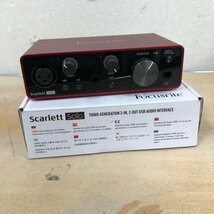 Focusrite Scarlett Solo 3rd フォーカスライト オーディオインターフェス スカーレット ソロ 本体のみ 231227SK120612_画像5