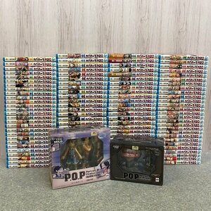 ワンピース ONE PIECE コミック 1-106巻セット+未開封フィギュア2点！(P.O.PチョッパーVer.2/P.O.Pルフィ&エース)【44AY】231213AG120037