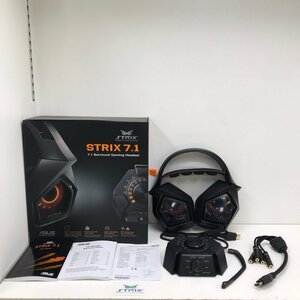 ASUS ゲーミングヘッドセット STRIX7.1 ブラック 動作未確認 231222SK510421