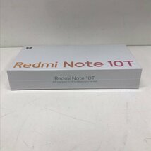 【未開封品】Xiaomi Redmi Note 10T 標準セット 64GB ソフトバンク Azure Black シュリンク付き 未使用品 231228SK410718_画像3