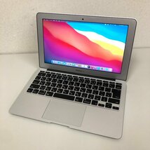 Apple MacBook Air 11inch Mid 2013 MD711J/A BigSur/Core i5 1.3GHz/4GB/128GB/A1465 240111SK230057_画像1