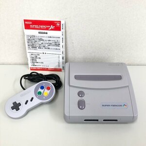 任天堂 スーパーファミコン ジュニア SHVC-101 コントローラー 説明書付き 本体 美品 231228SK040167