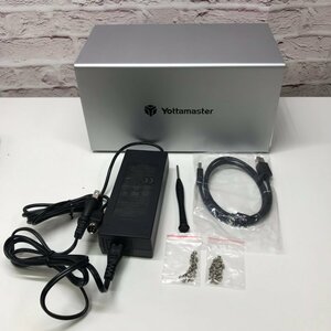 【ジャンク品】Yottamaster 4Bay HDDケース USB3.0接続 外付けハードディスクケース アルミ製 240105SK110843