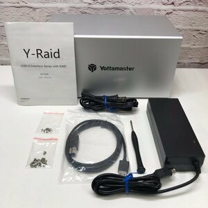 【ジャンク品】Yottamaster 4Bay HDDケース USB3.0接続 外付けハードディスクケース アルミ製 240105SK110846