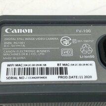 Canon キヤノン iNSPiC REC アソビカメラ FV-100 グレー 240109RM500934_画像8