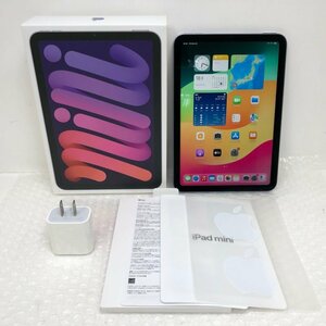 Apple iPad mini 第6世代 256GB パープル A2567 MK7X3J/A 240118SK220037