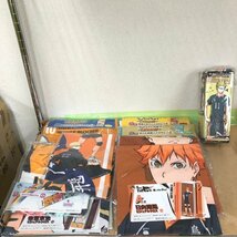 ハイキュー グッズ まとめ売り ぬいぐるみ 缶バッジ ラバスト 一番くじ アニメイトカフェ 月島 日向 影山 他 240108SK060265_画像2