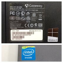 Gateway LT41P-F12D/F Windows10 Celeron CPU N2805 1.46GHz 2GB HDD 500GB 10インチ グレー 240117SK170026_画像6