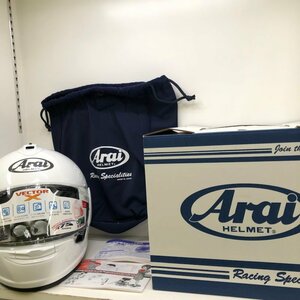 Arai アライ VECTOR-X ベクターX グラスホワイト Mサイズ 57-58cm フルフェイス ヘルメット 240112SK380462