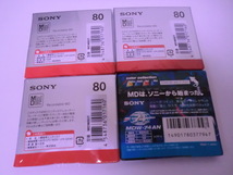 送料無料　ソニー　SONY　MD　ミニディスク　4枚セット　MDW80T ×3　MＤＷ-74AN×1_画像2