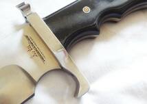 ★廃番＊希少品＊HIBBEN KNIVES＊GIL HIBBEN＊MAGNUM BOWIE(マグナム・ボウイ）シースナイフ＊キャンピングナイフ★_画像6